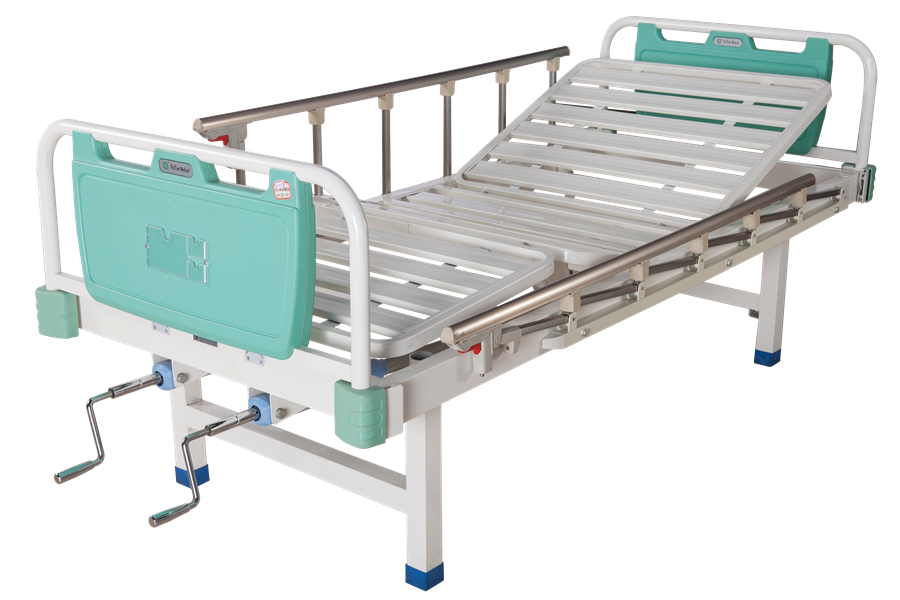 China hospital bed Cheap nursing room 1 crank manual hospital bed