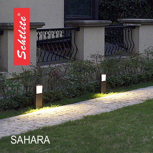 SAHARA  garden led bollard light led lawn lamp black post light