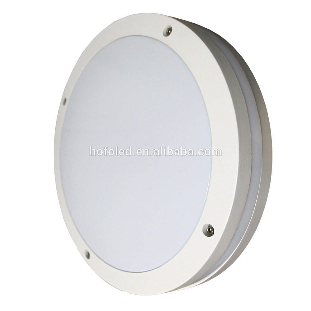 wall or surface mounted LED ceiling light IP65 emergency led circular bulkhead