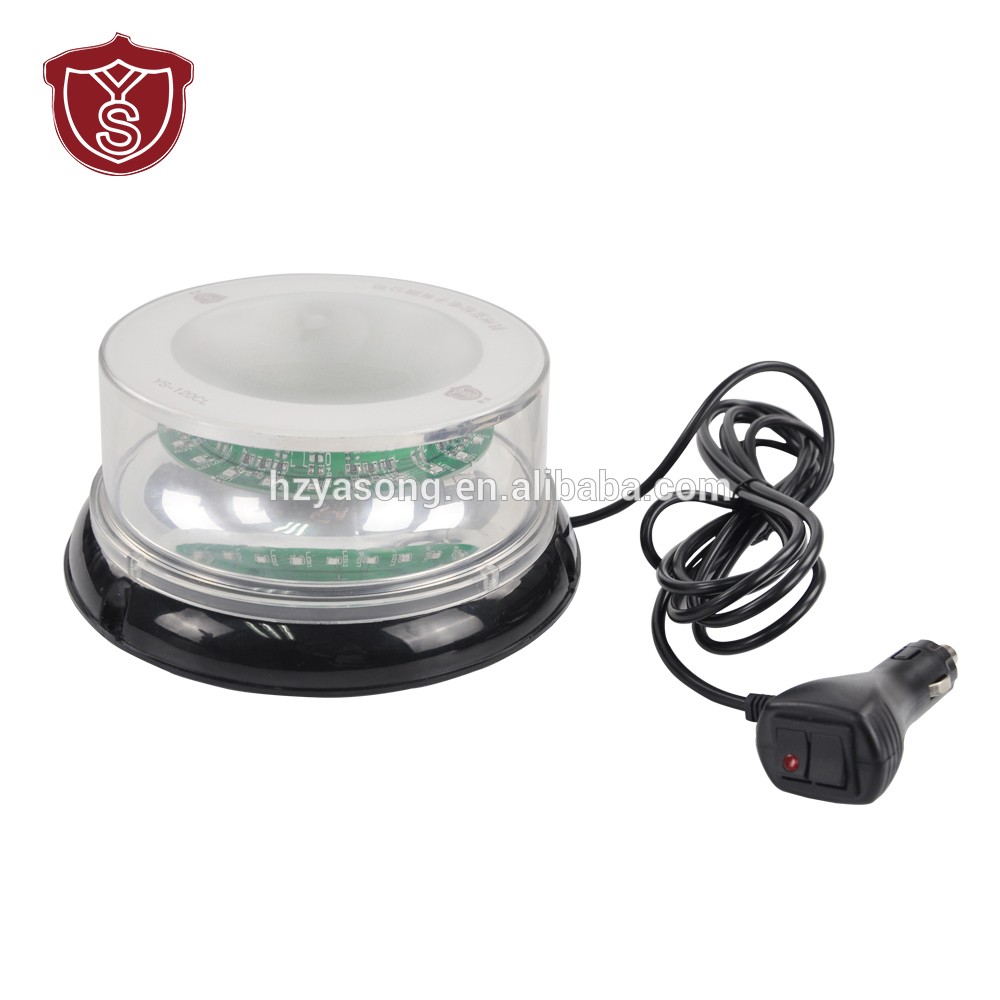 Double color optional plastic material round warning light with CE ROHS