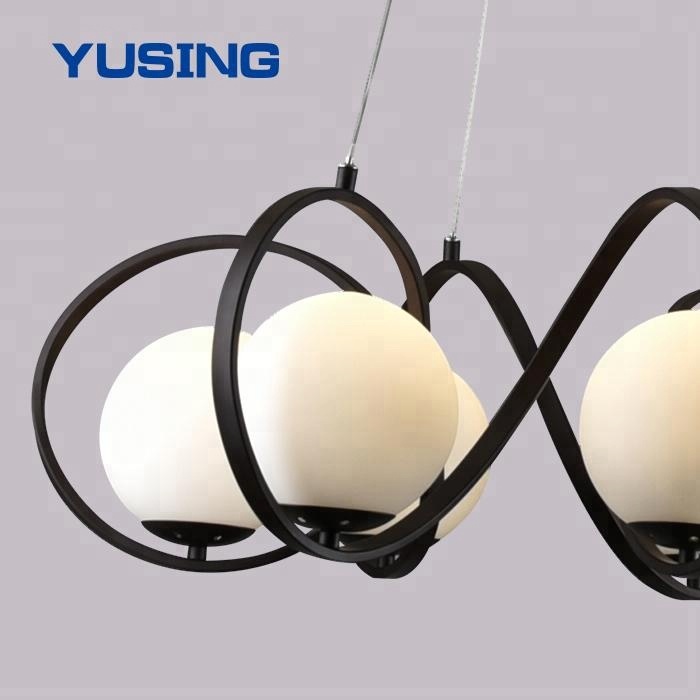 LED Type European Modern Ball Glass Chandelier Light For Wholesale Market