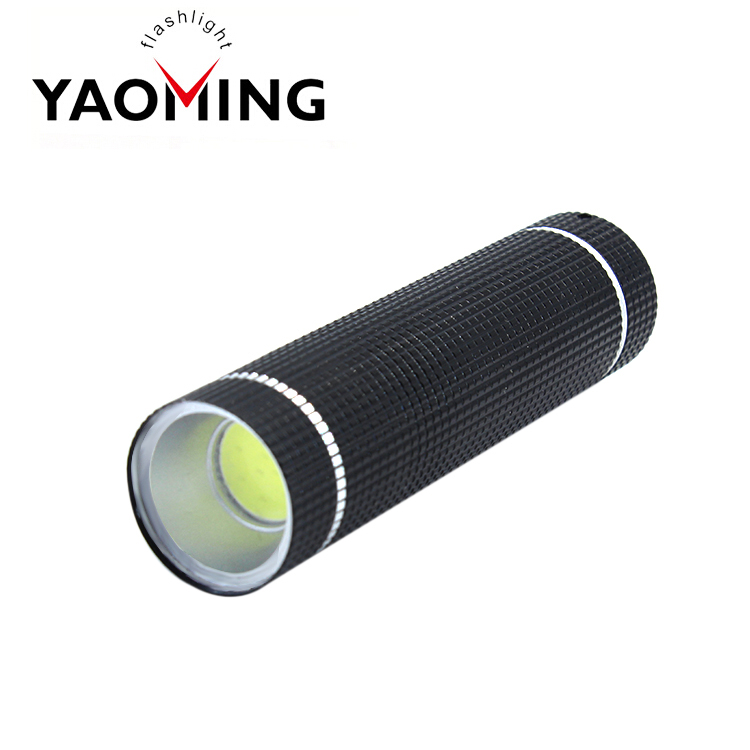 Metal COB LED Lights Mini Torch AAA Battery Super Bright Flashlights