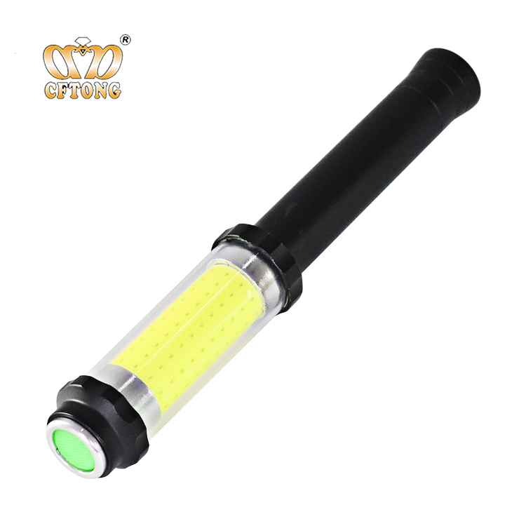 Extendable Emergency Waterproof Portable 3W Round 360  COB work flashlight