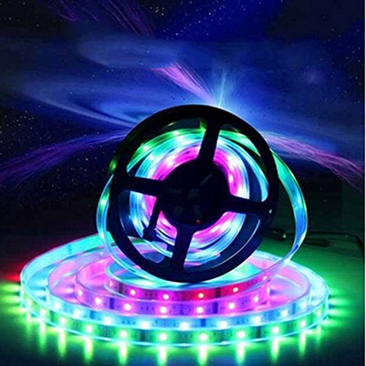 16.4Feet/ 5M 150LED SMD 5050 RGB LED Strip Light Dream Color 6803 IC Waterproof IP67 LED Rope Light