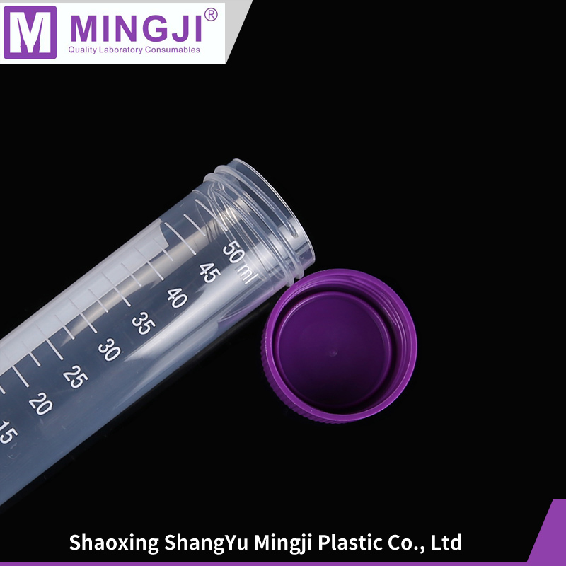 50ML conical centrifuge tube graduated plastic centrifuge tube avialiable in sterilized or non-sterilized