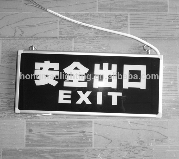 ip65 3W LED fire emergency warning light safety exit signs