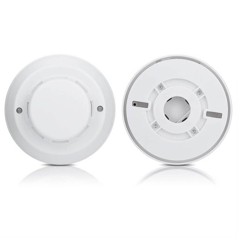 fire safety conventional smoke alarm 24v fire detector 4 wire detectores de humo