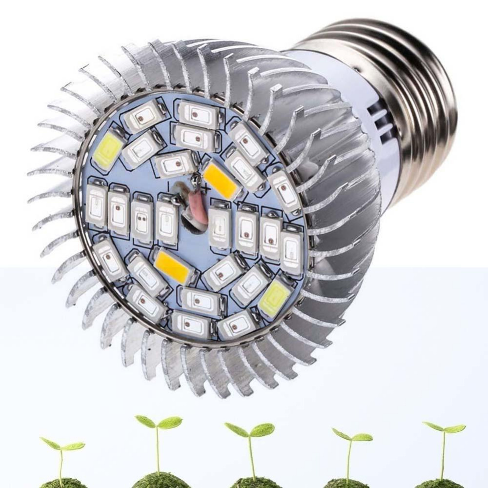 28W Full Spectrum E27 Led Grow Light Growing Lamp Light Bulb For Flower Plant fruits led lights