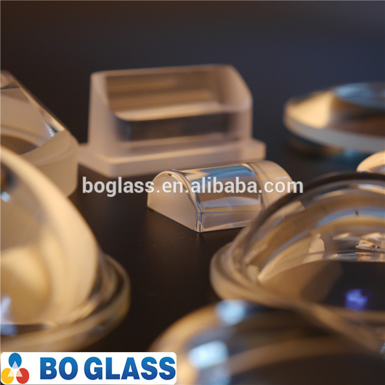 Customized Pressed Borosilicate Glass LensesRoad Light Led Lens