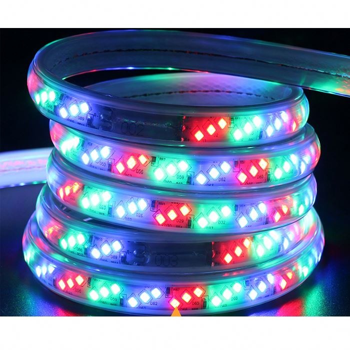 outdoor three rows LED strip 180LED/M waterproof IP67