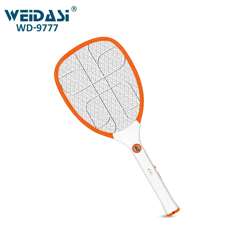 2500V rechargeable electric fly swatter racket mosquito killer