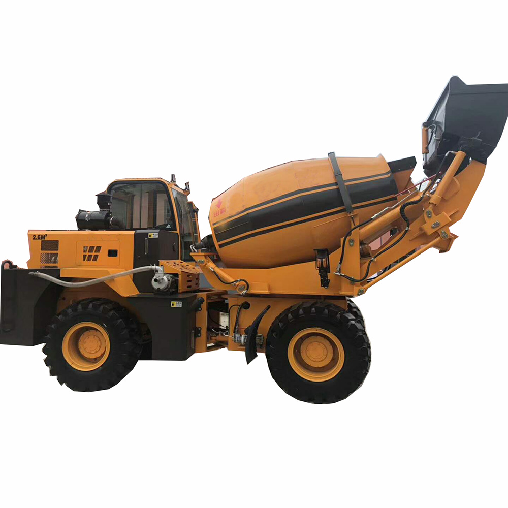 Self Loading Mobile Concrete Mixer Pump Mixer Truck cheap price for sale