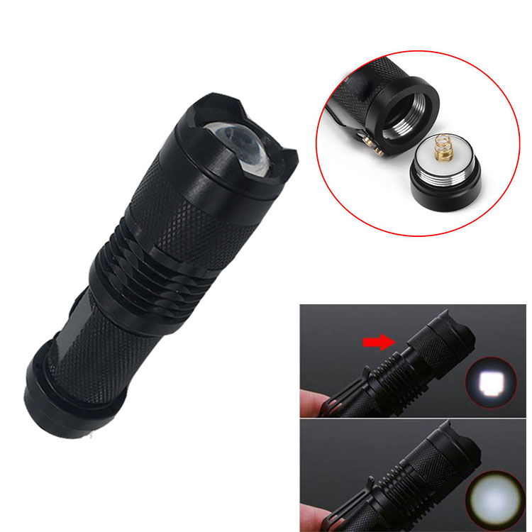 Outdoor Promotional Waterproof Work Light Torch Mini Bicycle Front LED Flashlight