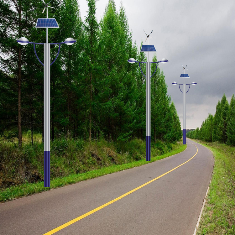 Flyinglighting wind solar hybrid street light