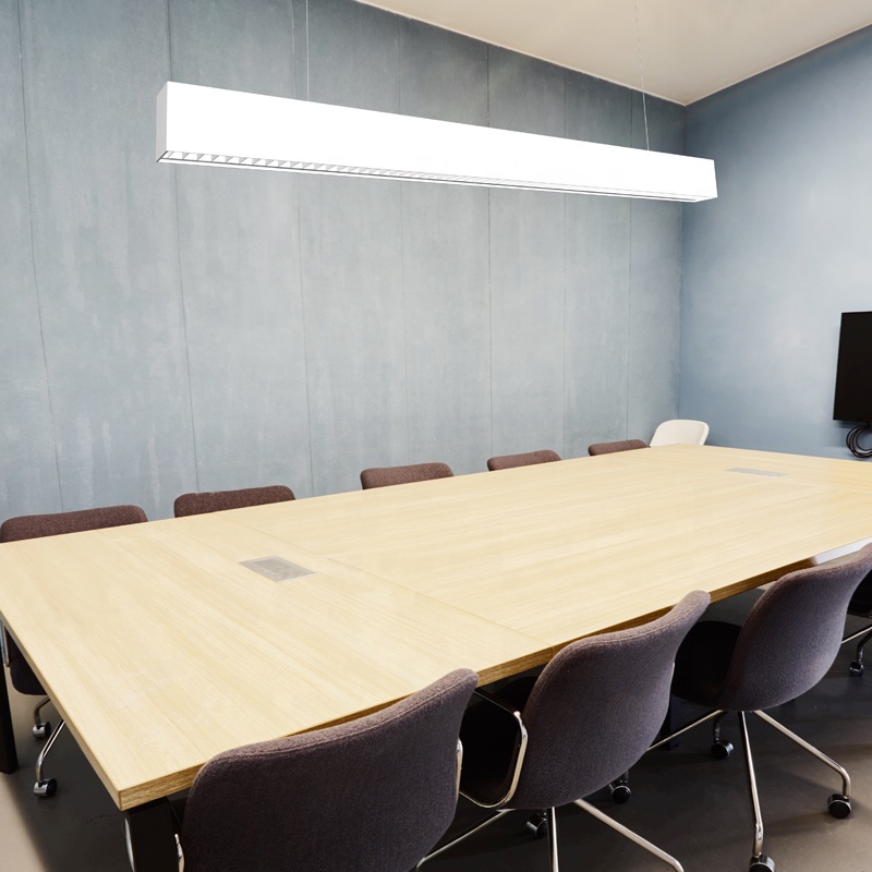 2019 new arrival ETL led linear pendant light ceiling mounted contemporary suspended office lighting