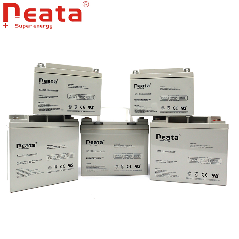 Sealed lead acid rechargeable in storage deep cycle 12V38ah battery