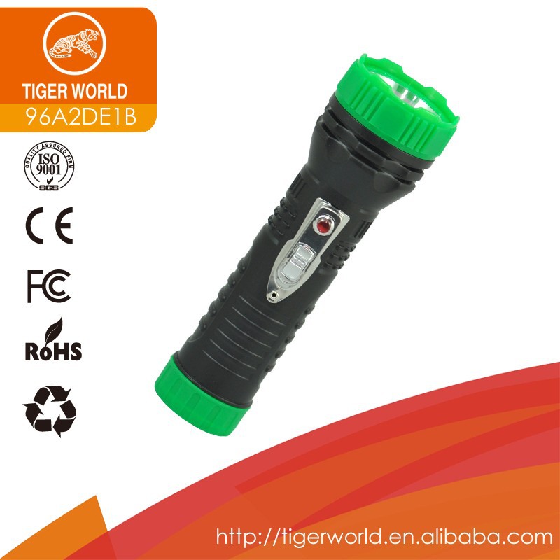 torch manufacturers tiger world brand d dry battery led electric plastic torch