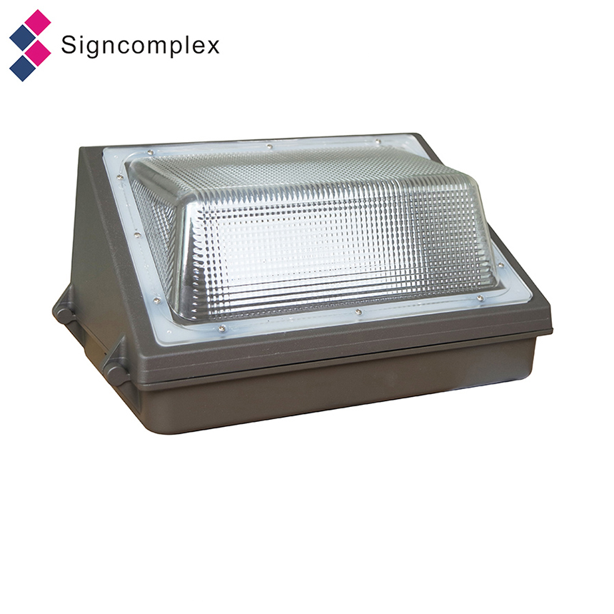 Die cast Aluminium 45w 70W 100w led wall pack light fixture with 5 years warranty time