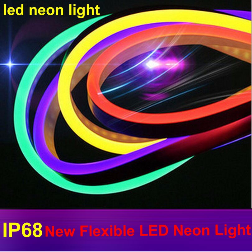 Waterproof Outdoor with Plug 10M Decoration Holiday Commerical LED Neon RGB 220V/110V Flexible Neon Tape