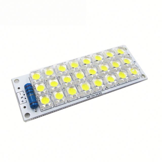 DC 12V 24 LED Super Bright White Piranha LED board Night LED Lights Lamp