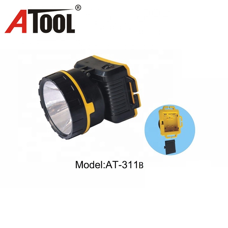 ATOOL 0.5w 3*AA dry battery operated plastic led headlamp with high quality