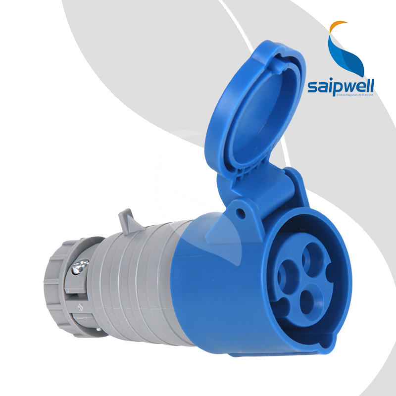 Saipwell / Saip electrical waterproof industrial plug and socket with 3,4,5 pin 16A 32A