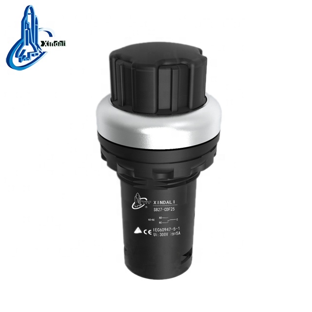 xindali series 220V Waterproof IP67 Selector switch 380v 3positons waterproof pushbutton actuator SB27-CDF35