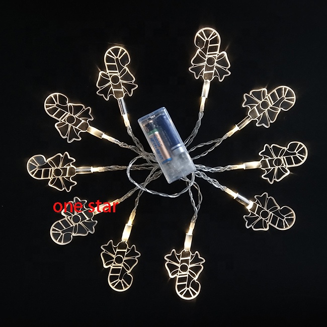 Acrylic Figure Led Christmas Decorative string light Lights battery operated