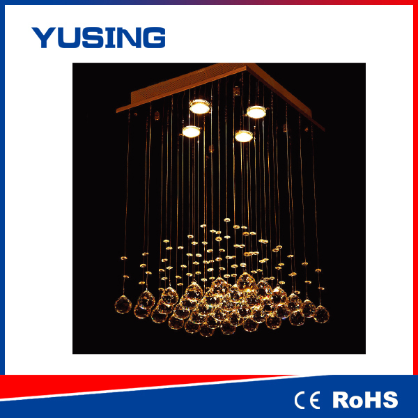 Chinese Wedding Decoration Guangzhou Modern Crystal Low Ceiling Chandelier For Wholesale