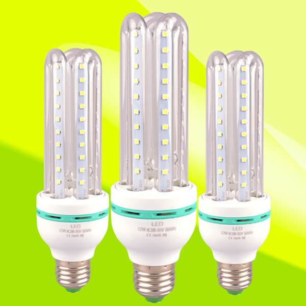 360 Beam angle E27/B22 12w 9w 3U led corn light with factory price