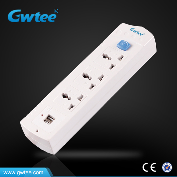 5 outlet surge protector extension socket FXD-B08