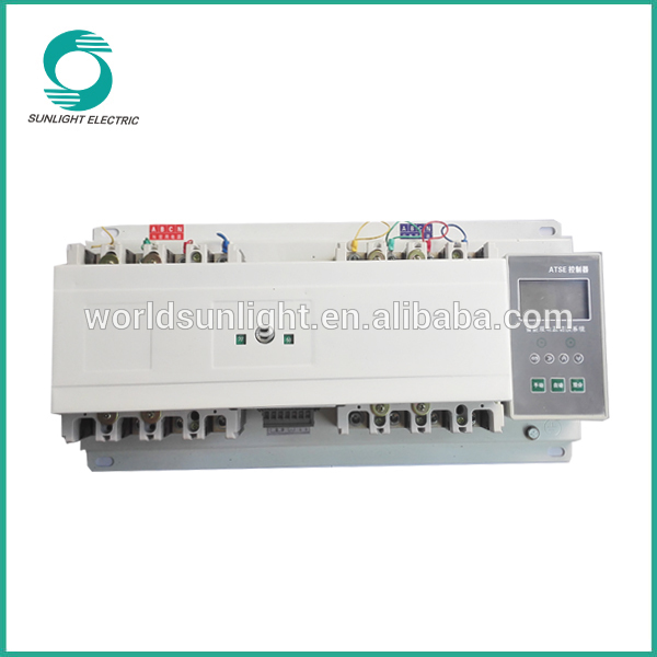 Sunlight type XCB5-225 225A 35KA 50KA 3P 4P Automatic transfer switch