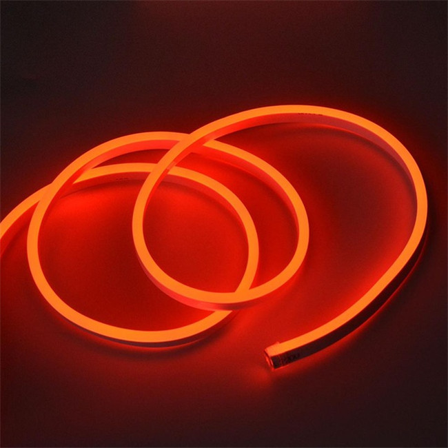 Waterproof pool light 12v 24v RGB led neon flexible strip IP68 led neon flex