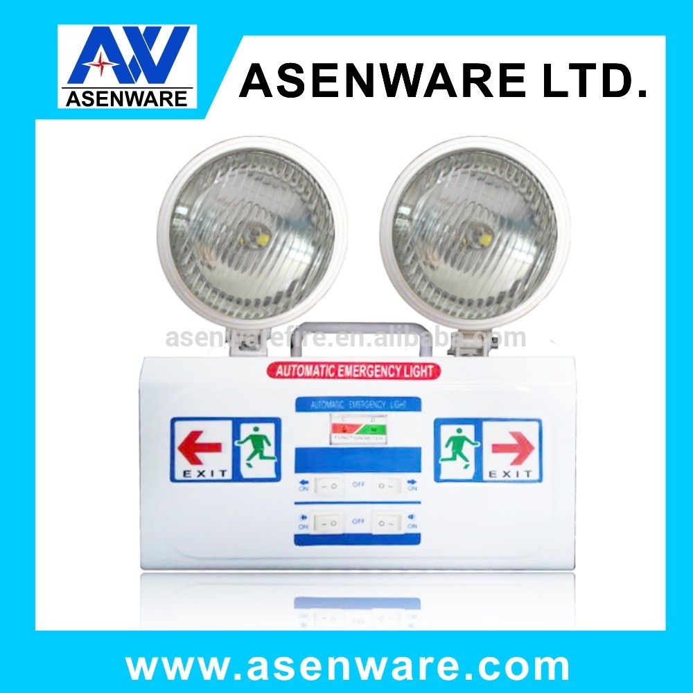 Fire Resistant Emergency Lamps Industrial Twin Spot Led Fire Emergency Light