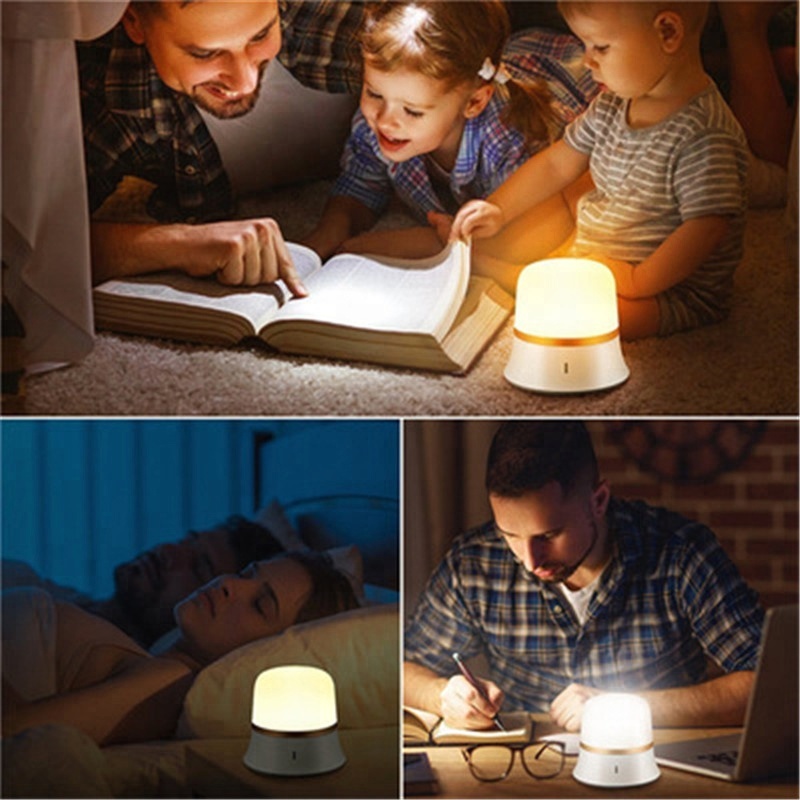 silicone capsule base bed light USB rechargeable motion sensor light, kids personalized gifts wholesale plastic night lamp