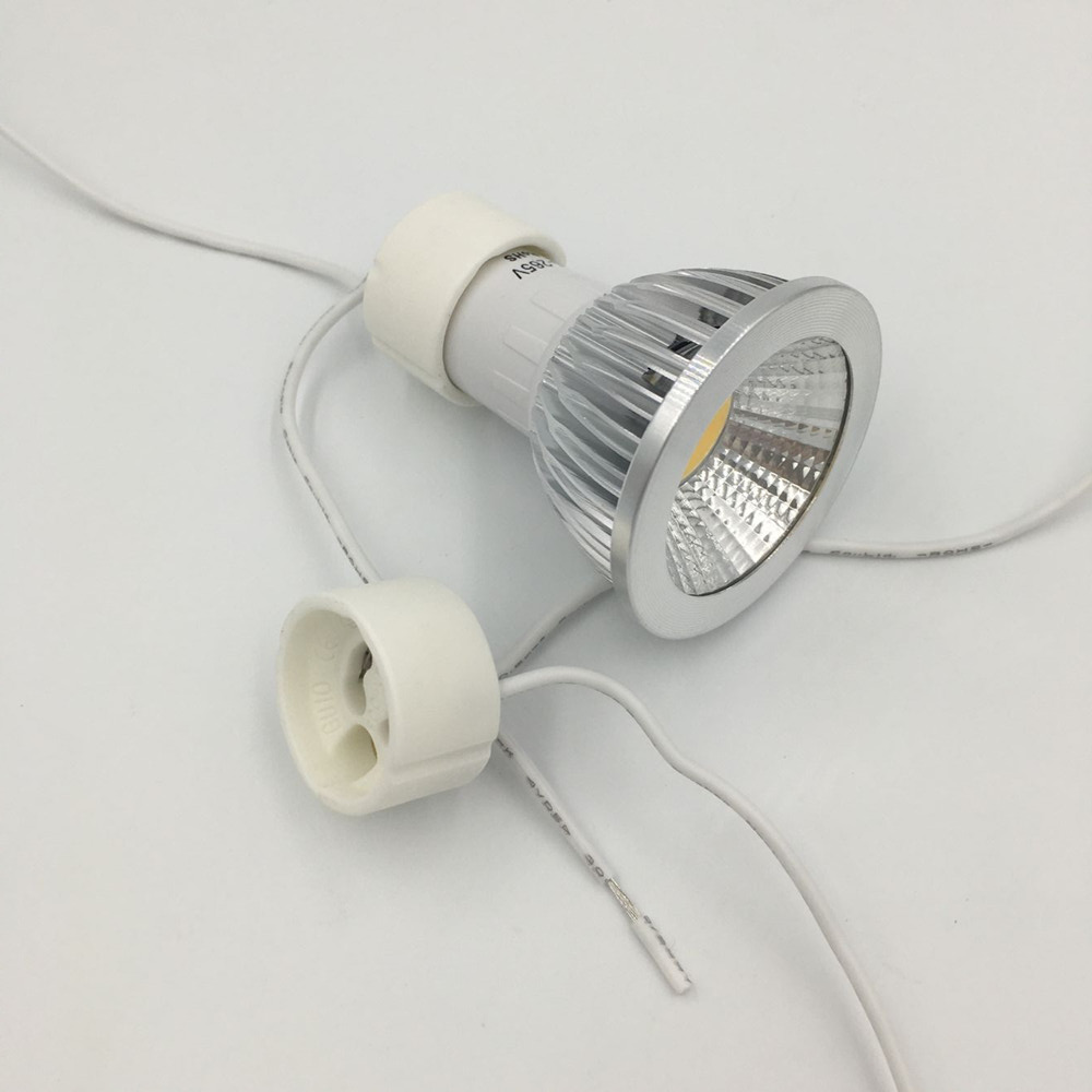 Silicone cable GU5.3 MR11 MR16 lamp socket,LED indoor spotlight holder,LED lamp bases