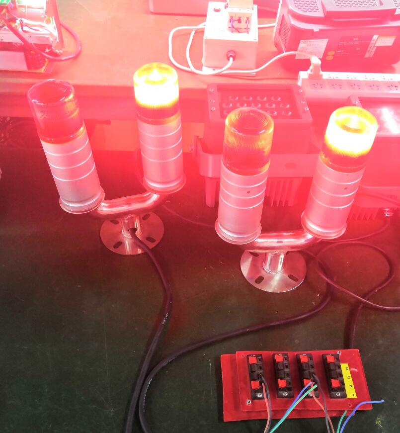 China supplier LED double aviation obstacle light /red steady 32cd aviation obstruction light/aircraft twin warning light