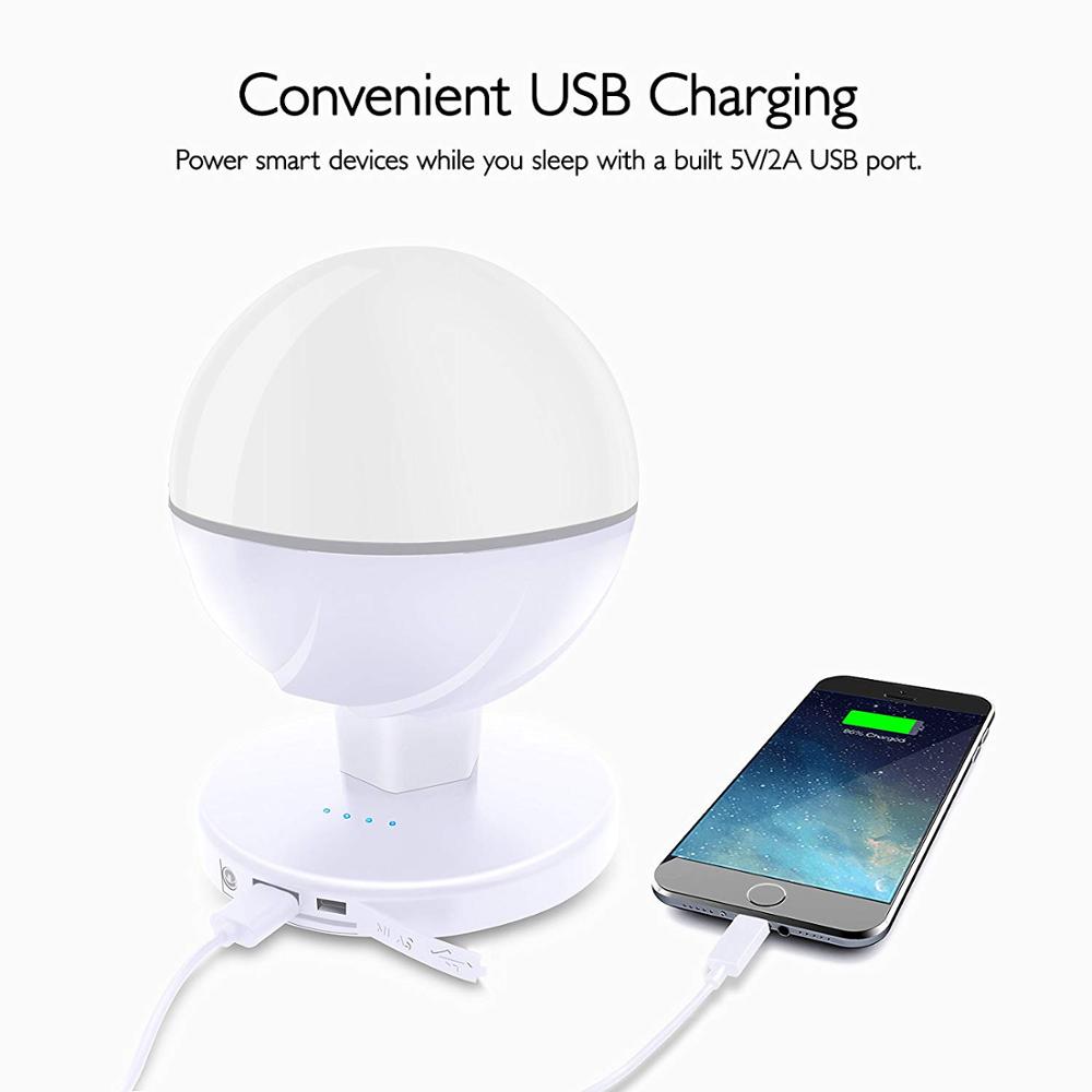 led sensor dim night light with usb charger