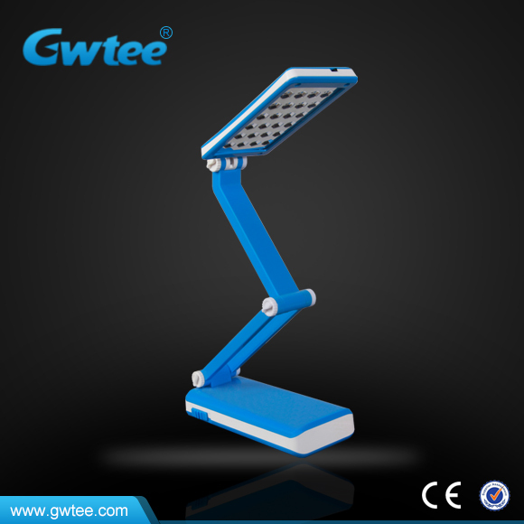 solar rechargeable led folding table lamp