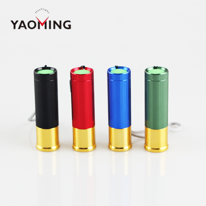 Aluminum COB led mini flashlights with AAA battery and customized LOGO