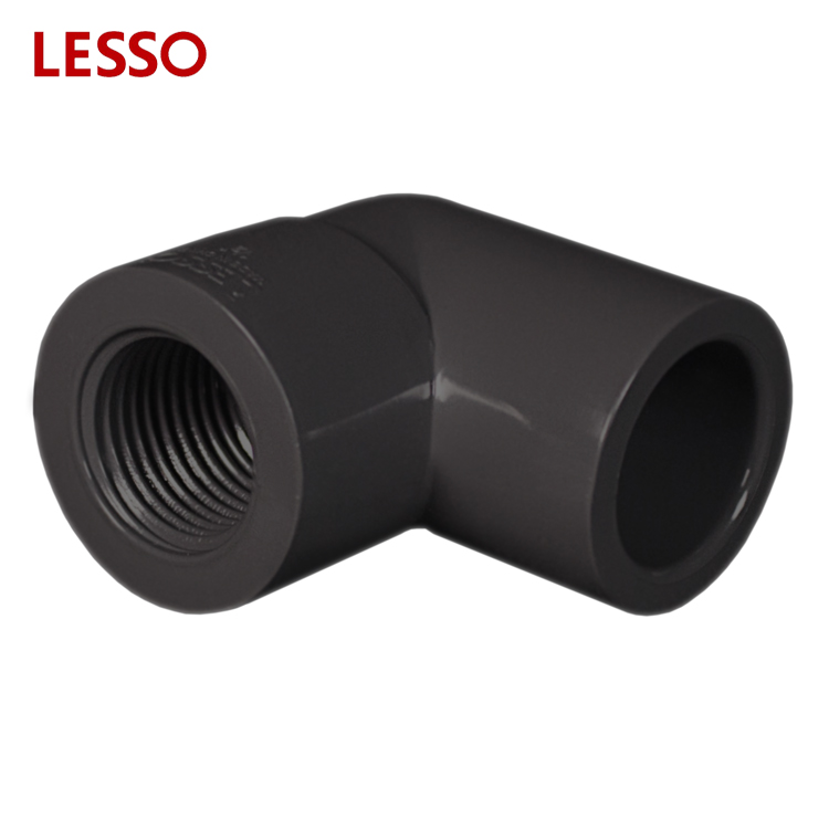 LESSO ASTM standard PVC SCH 80 Schedule 80 fittings elbow with thread