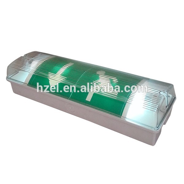 Fire-Retardant Surface Mounted Battery Operated IP65 Fluorescent Emergency Light