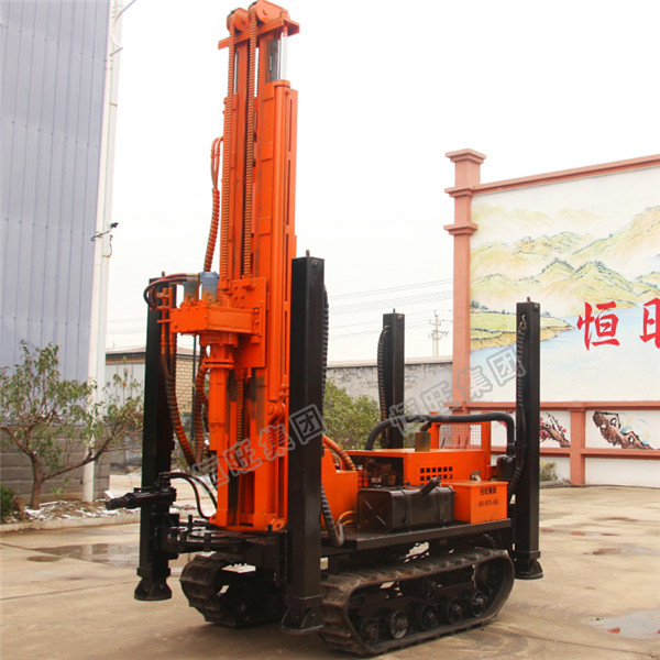 Crawler 200 meter Portable hydraulic Water Well Drilling Rig