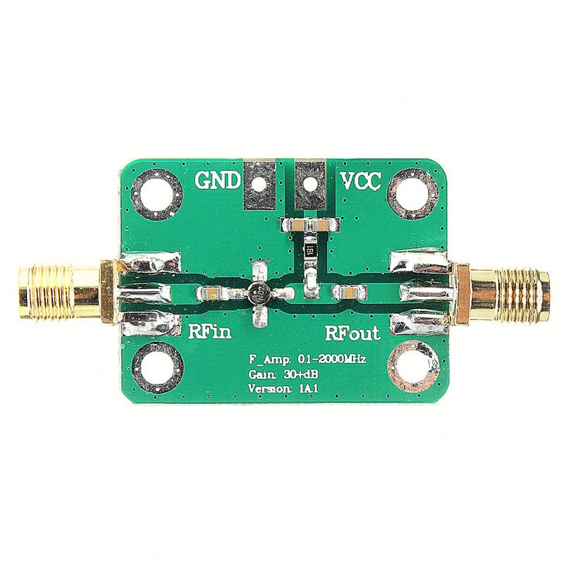 0.1-2000MHz RF wideband amplifier gain 30dB low-noise amplifier LNA Board Modules