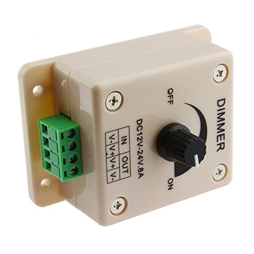 New Dimming Controller For Single Color LED Light, 12V 8A Adjustable Brightness Light Switch Dimmer Controller with factory prx