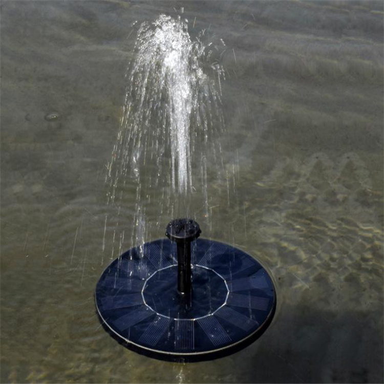 Outdoor Solar Water Fountain Garden Pool Pond Solar Panel Floating Fountain Garden Decoration