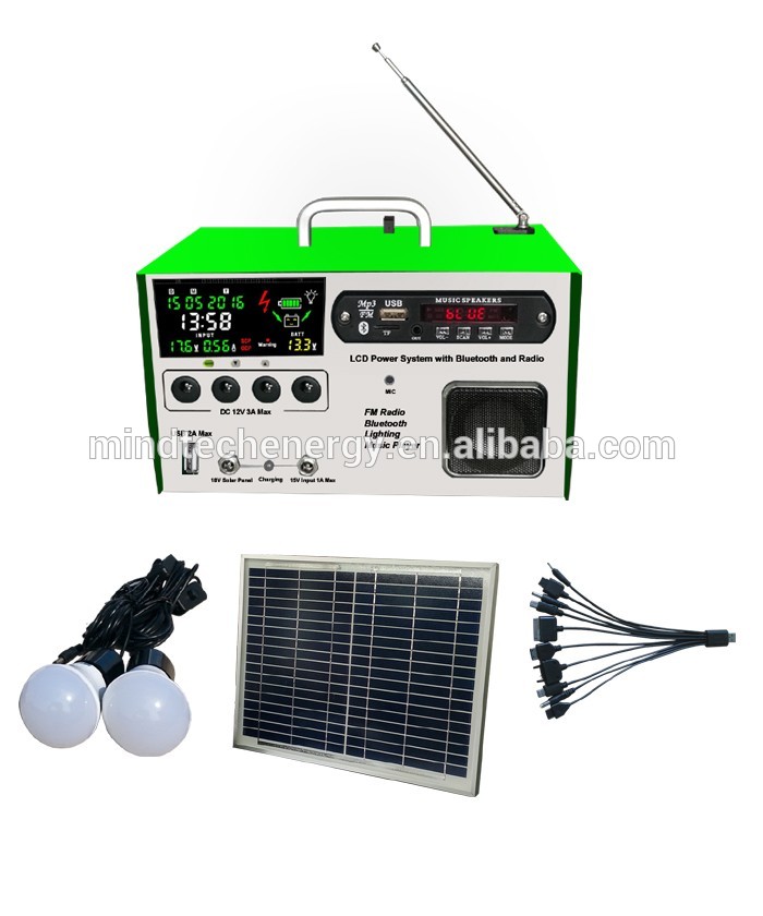 Portable solar radio