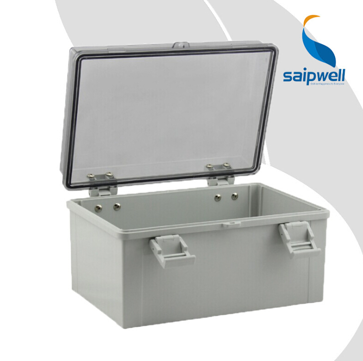 SAIP/SAIPWELL 400*300*170mm Industrial Hinged Plastic Electrical Enclosure