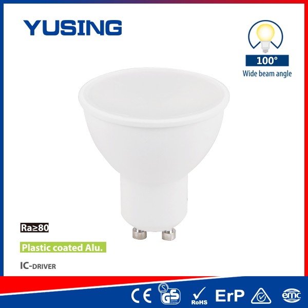 100 Degree GU10 Spot Light LED Bulb 5watt, 380lm LED Lights Bulb GU10 With CE RoHS