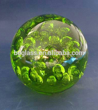 Colorful crystal glass ball crystal gifts glass ball solid glass balls